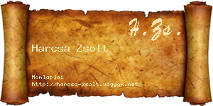 Harcsa Zsolt névjegykártya